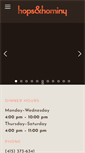 Mobile Screenshot of hopsandhominy.com