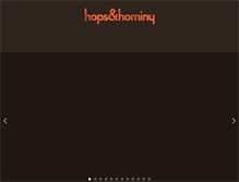 Tablet Screenshot of hopsandhominy.com